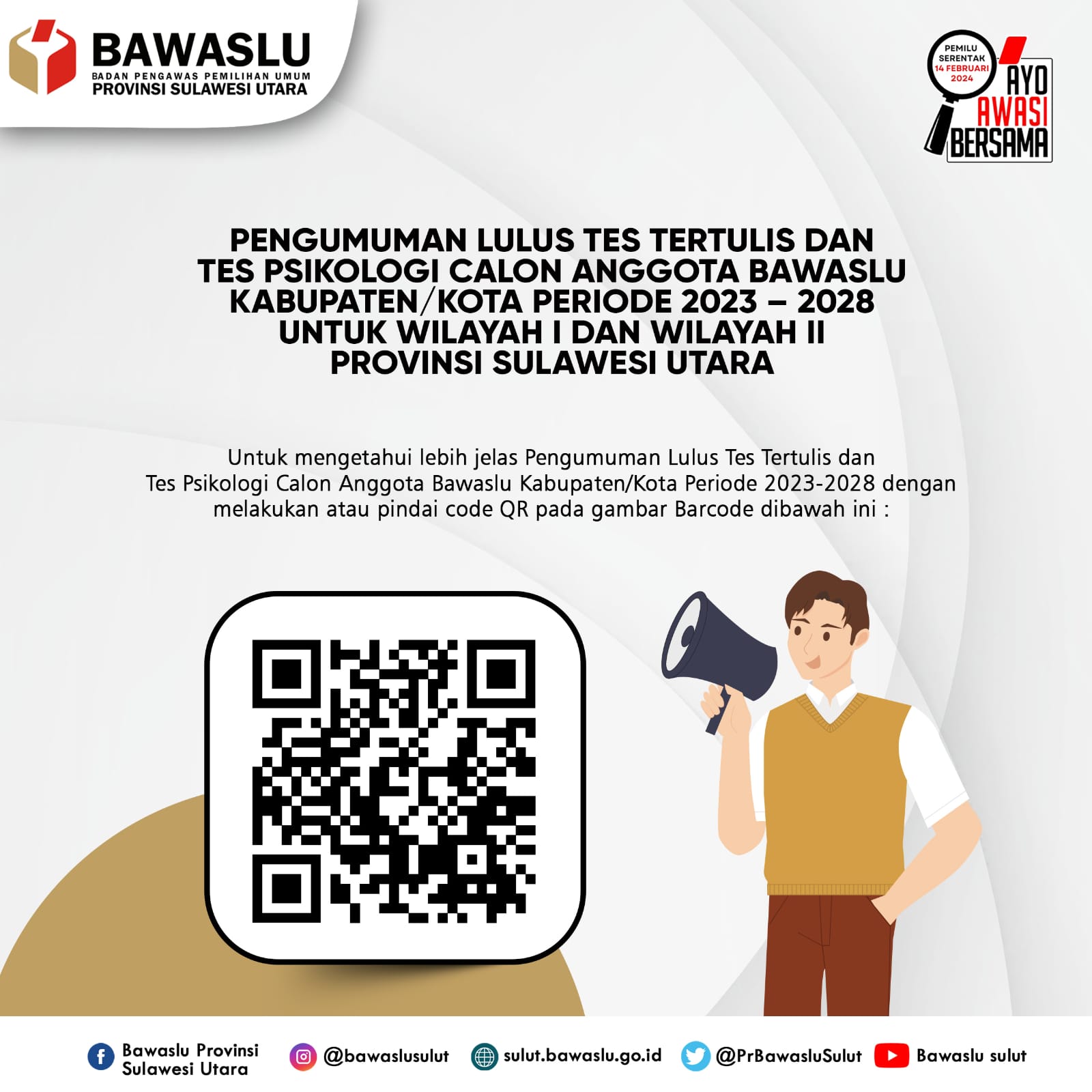 Berikut Nama-Nama Yang Lolos Tes Psikologi Calon Anggota Bawaslu Bolmong