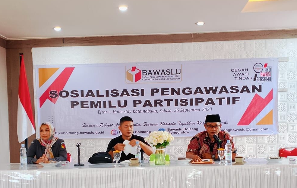 Sosialisasi Pengawasan Pemilu Partisipatif di Gelar, Radikal Sampaikan Ini//